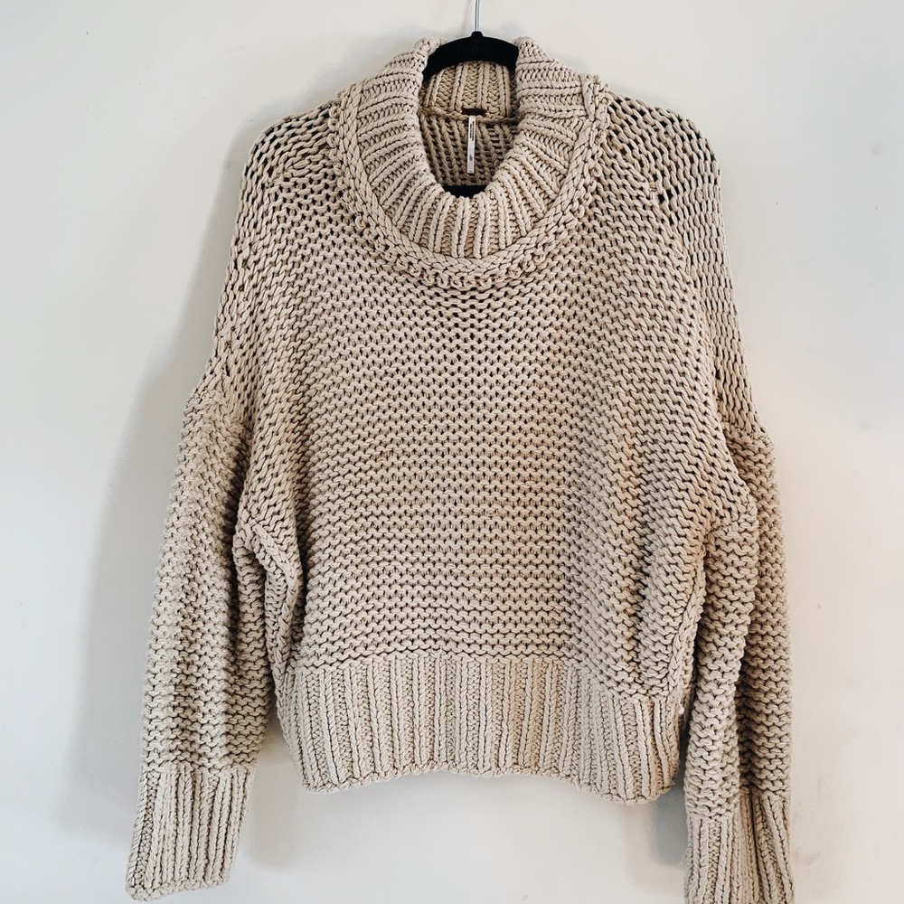 Free People Chunky Knit Sweater
